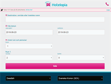 Tablet Screenshot of hotelopia.se