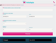 Tablet Screenshot of hotelopia.pt
